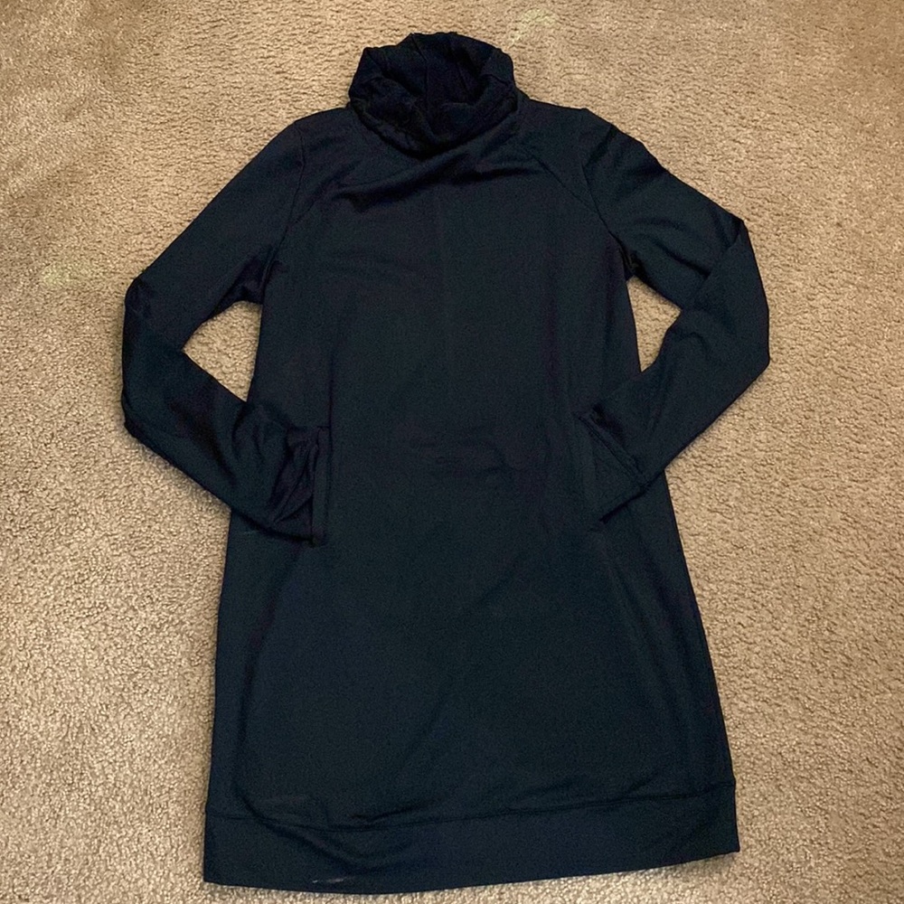 Fabletics Liora Black Funnel Athletic Dress - Picture 2 of 7